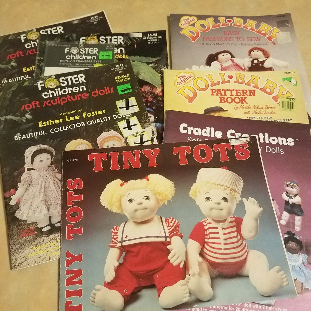 Vintage Doll Sewing Pattern Books